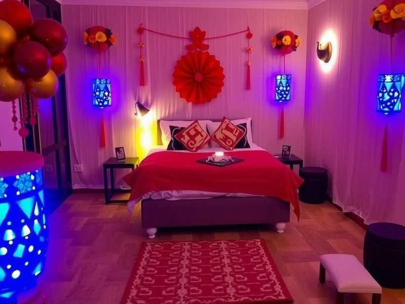 Cinnamon Chase Diwali special event showing festive decorations